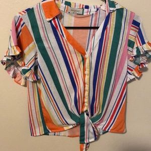 Striped Top (fashion nova)